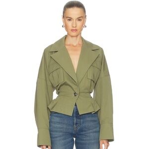 Camila Coelho Mari Sage Jacket NWT